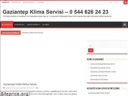 Sites similar to gaziantepklimaservisi.org