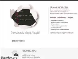 Sites similar to gazszereles.hu