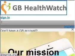 Sites similar to gbhealthwatch.com