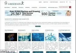 Sites similar to gbiosciences.com