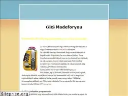 Sites similar to gbsmadeforyou.googlepages.com