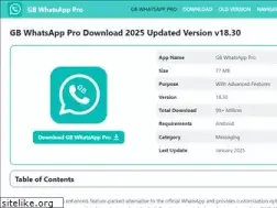 Sites similar to gbwhatsapp.io