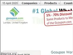 Sites similar to gcoupon.com