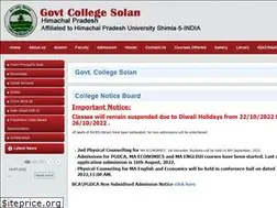 Sites similar to gcsolan.ac.in