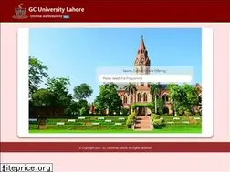 Sites similar to gcuonline.pk