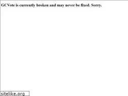 Sites similar to gcvote.com
