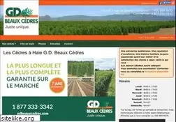 Sites similar to gdbeauxcedres.com