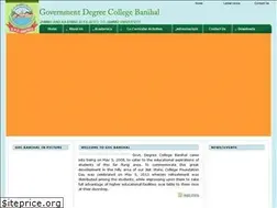 Sites similar to gdcbanihal.co.in