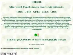 Sites similar to gdes.de