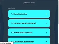 Sites similar to gdpope.com