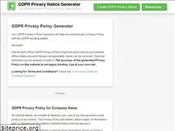 Sites similar to gdprprivacynotice.com