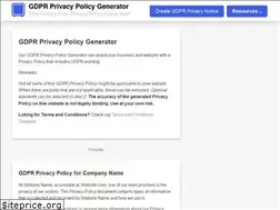 Sites similar to gdprprivacypolicy.net