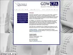 Sites similar to gdwcpa.com