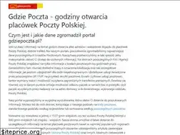 Sites similar to gdziepoczta.pl