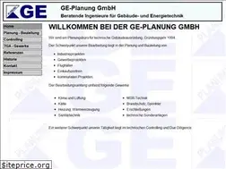 Sites similar to ge-planung.de
