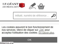Sites similar to geant-beaux-arts.fr