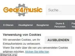Sites similar to gear4music.ch