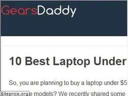 Sites similar to gearsdaddy.com