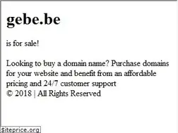 Sites similar to gebe.be