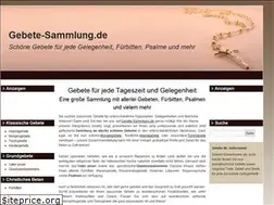 Sites similar to gebete-sammlung.de