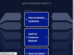 Sites similar to geboortekaartje-maken.nl