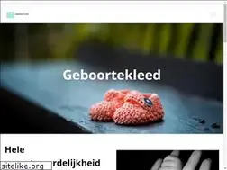 Sites similar to geboortekleed.nl