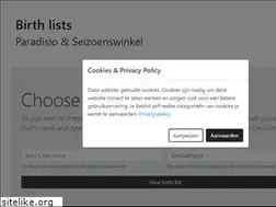 Sites similar to geboortelijstjes.be