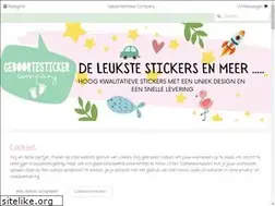 Sites similar to geboortestickercompany.nl