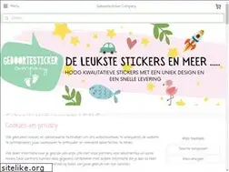 Sites similar to geboortestickers.nl