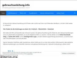 Sites similar to gebrauchsanleitung.info
