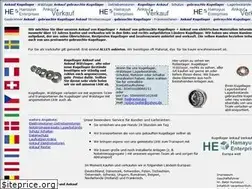 Sites similar to gebrauchte-kugellager.de