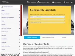 Sites similar to gebrauchteautoteilelager.de