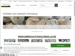 Sites similar to gebrauchtegolfbaelle.de