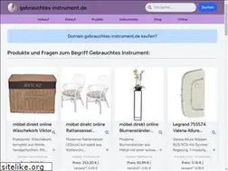 Sites similar to gebrauchtes-instrument.de