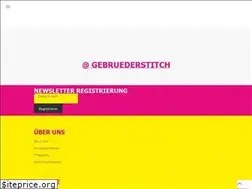 Sites similar to gebruederstitch.at