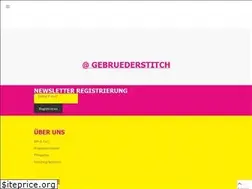 Sites similar to gebruederstitch.com