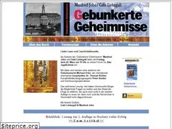 Sites similar to gebunkerte-geheimnisse.de