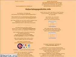 Sites similar to geburtstagsgedichte.info