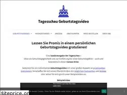Sites similar to geburtstagsvideo24.de