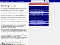 Sites similar to geburtstagswuensche.ws