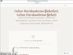 Sites similar to gebzehavalandirmasirketleri.wordpress.com
