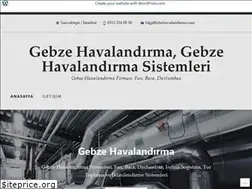 Sites similar to gebzehavalandirmasistem.wordpress.com