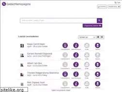 Sites similar to gedachtenispagina.nl