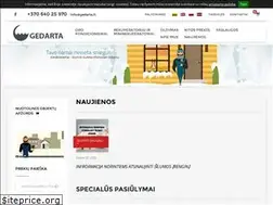 Sites similar to gedarta.lt