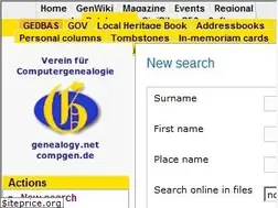 Sites similar to gedbas.genealogy.net