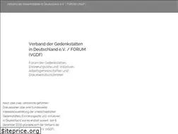 Sites similar to gedenkstaettenverband.de