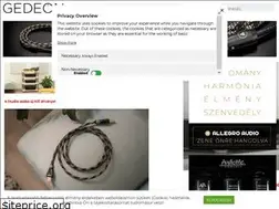 Sites similar to gedeonaudio.hu