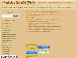 Sites similar to gedichte-fuer-alle-faelle.de