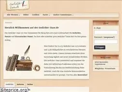 Sites similar to gedichte-oase.de