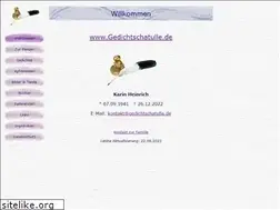 Sites similar to gedichtschatulle.de
